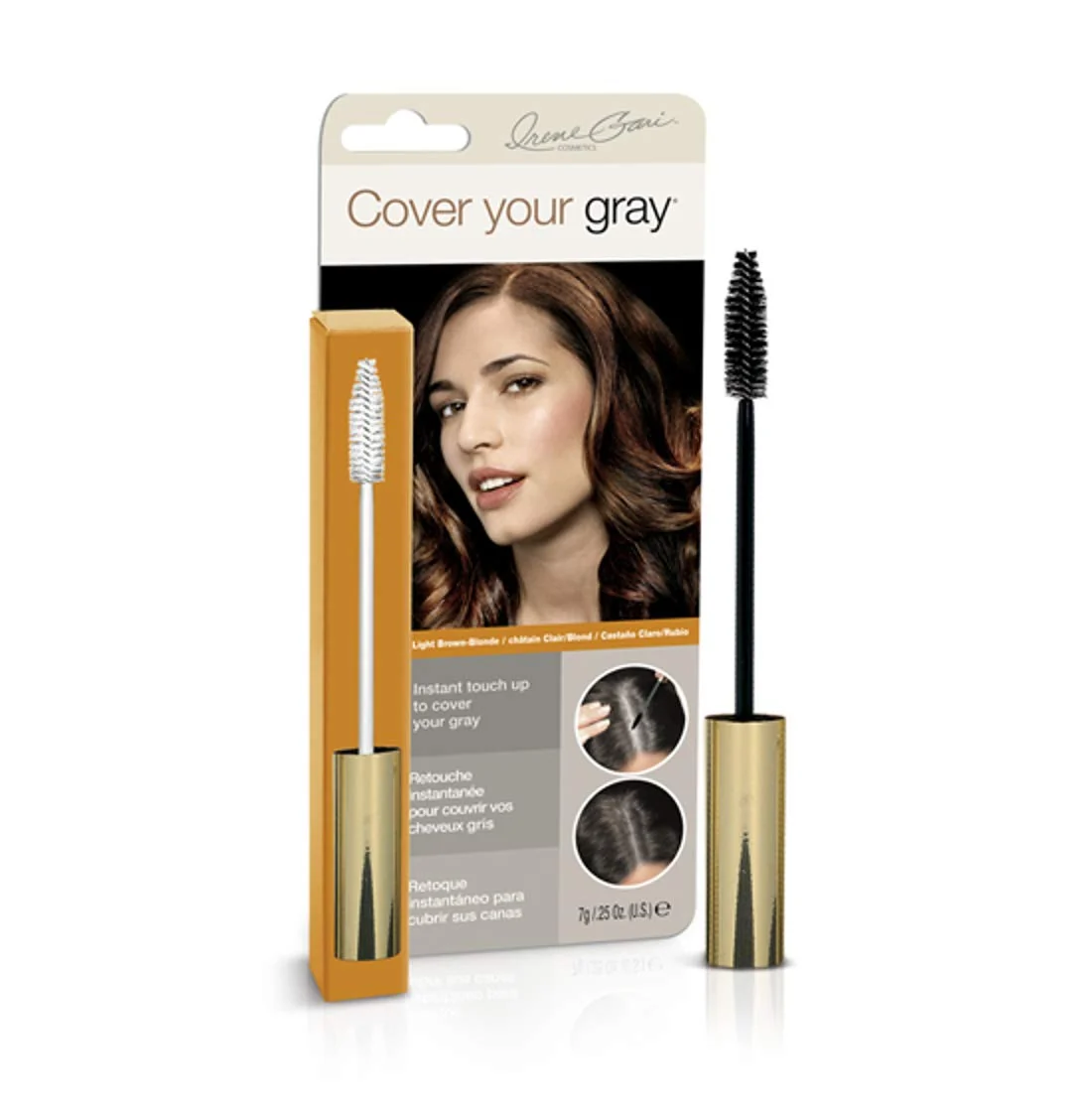 Healthy Cover Your Gray Brush-in Wand - Light Brown Blonde Superior