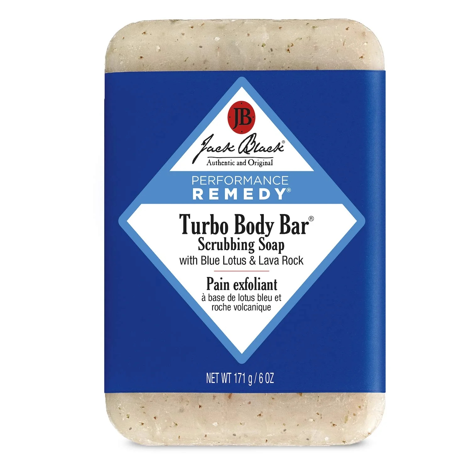 Refined Jack Black Turbo Body Bar Scrubbing Soap 6 Ounce Pack of 1 Proven