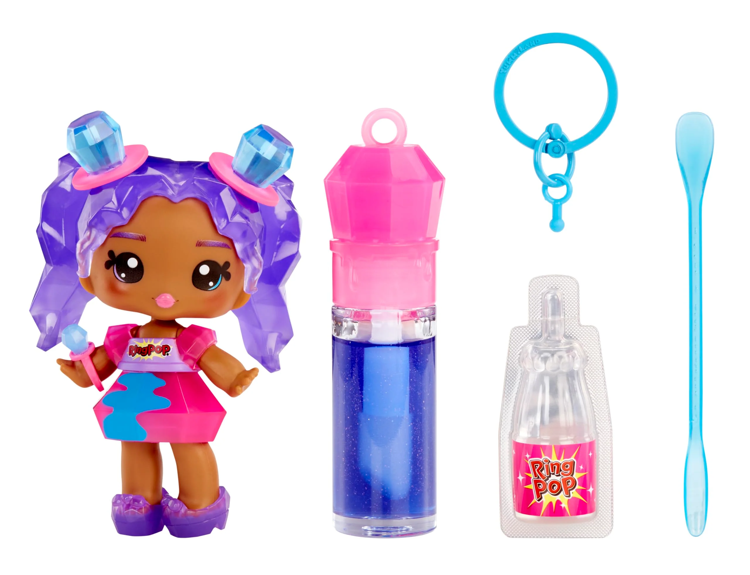 Original Design Yummiland Lip Gloss Doll- Licensed Sweets- Ring Pop Proven