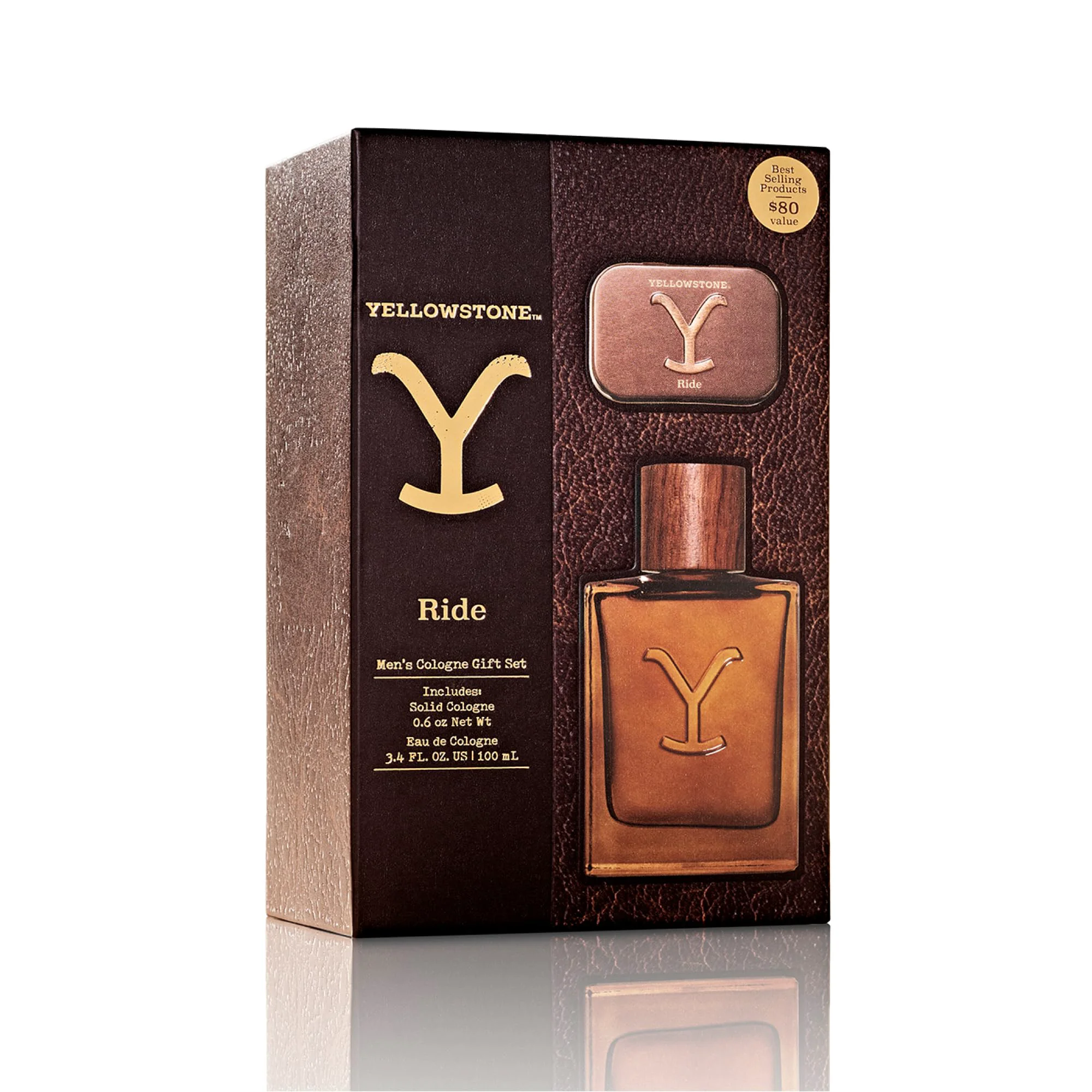 Versatile Yellowstone Ride Men's Cologne Gift Set by Tru Western Sustainable