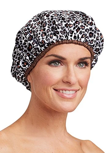 Fast Annie Double Lined Shower Cap Extra Large 4408 Assorted Premium Material
