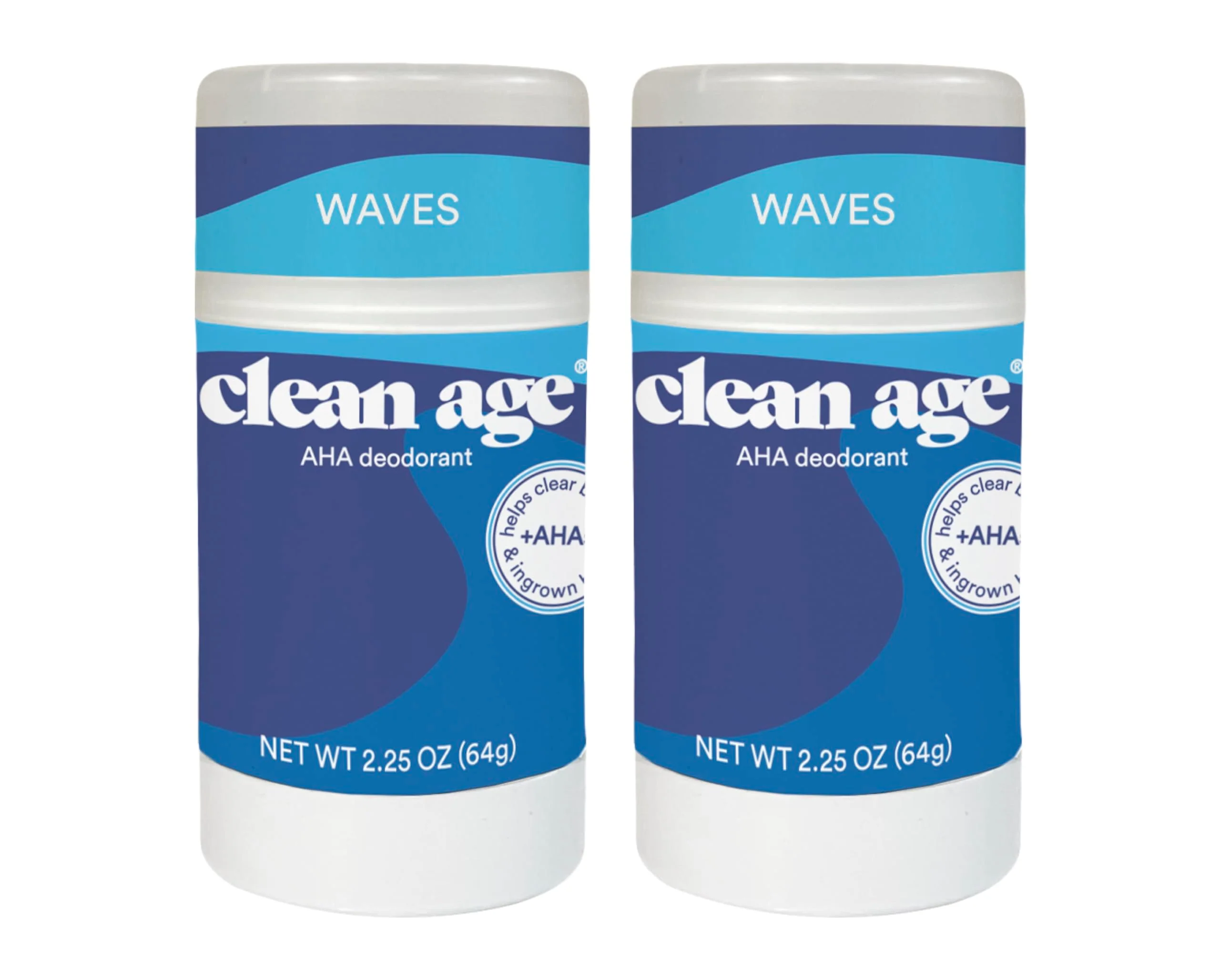 Efficient Clean Age Aluminum Deodorant Waves Scent 2.25oz 2 Pack Teen Deodorant for Boys and Girls Paraben No Aluminum for Sensitive Skin High-Performance