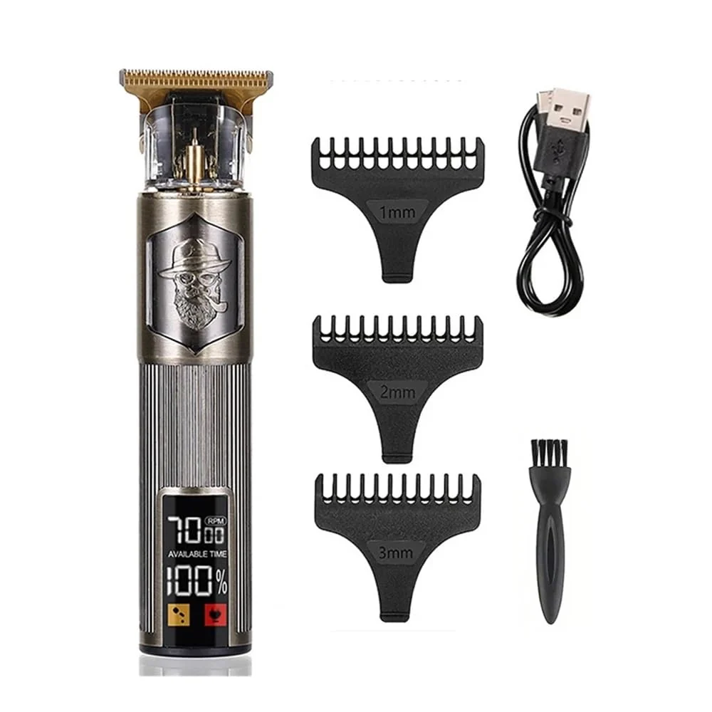 Efficient EWKYLSEM Razors Popular Retro T9 Electric Hair Cutting Machine USB Charging use Cordless use Hair Clipper Professional Grade Hair Trimmer Striped Outstanding