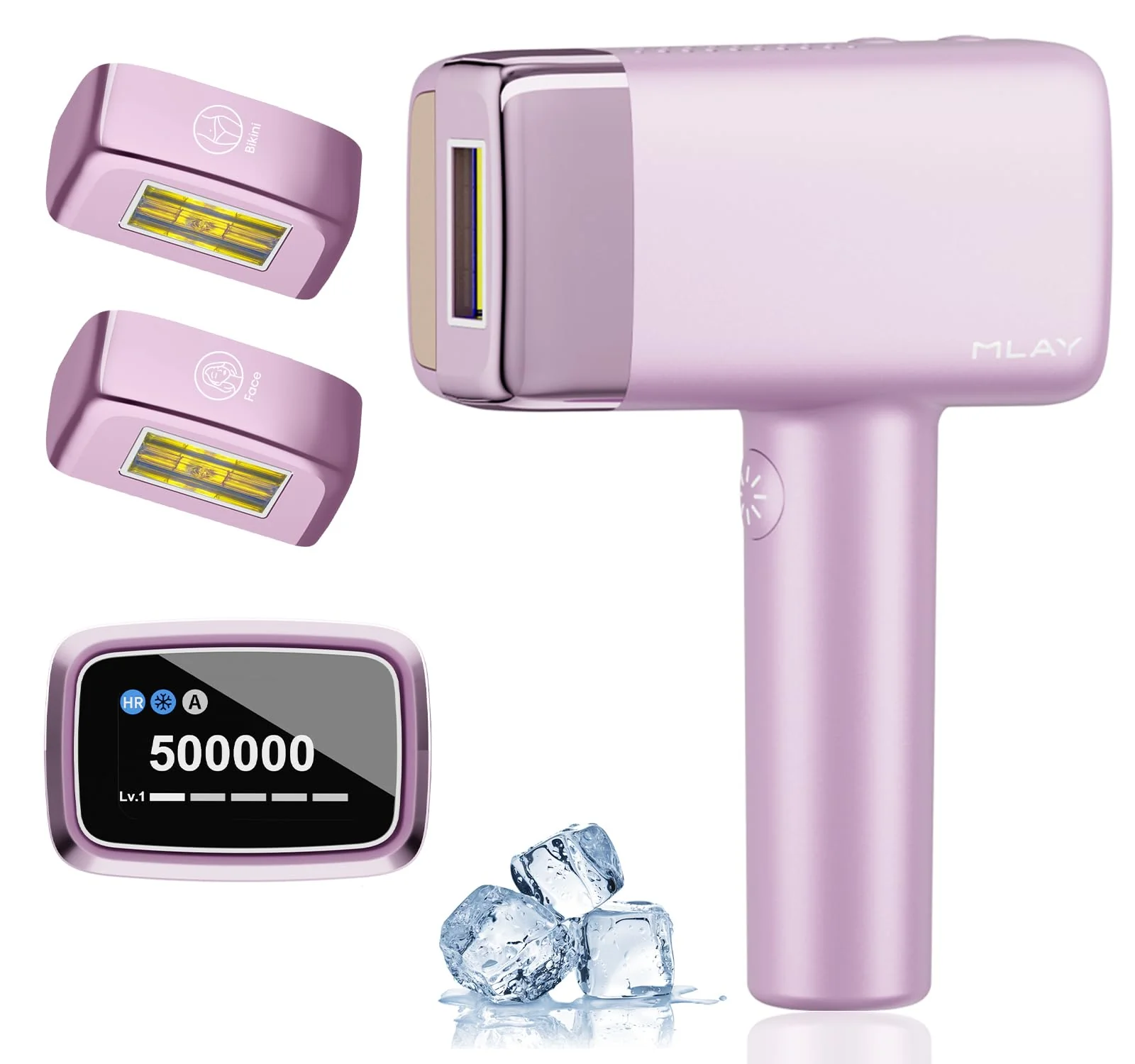 Elite MLAY IPL Laser Hair Removal Hair Removal Device with Ice Cooling Painless Hair Removal for Women Men Permanent Hair Removal at Home for Arms Enhanced