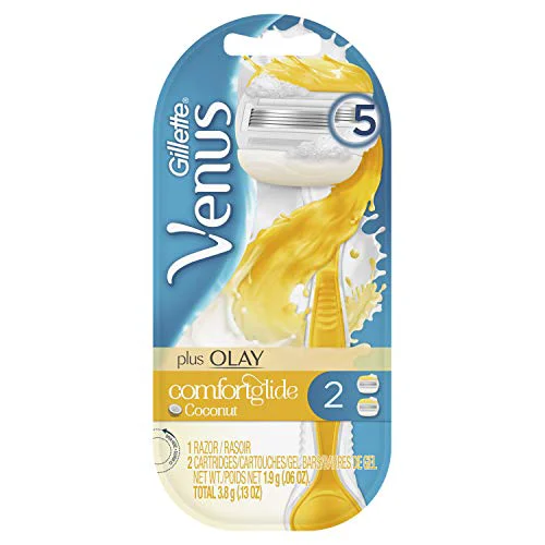 Modern Gillette Venus ComfortGlide with Olay Women's Razor Handle and 2 Refills Packaging May Vary Selected