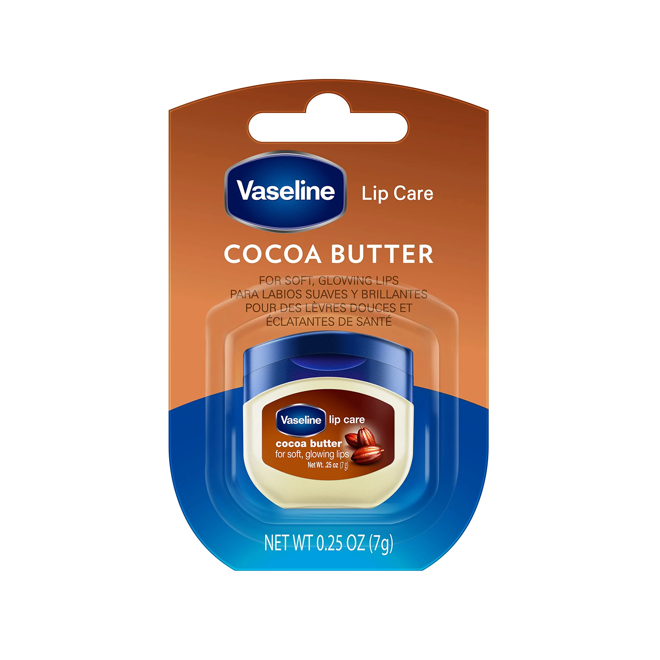 Premium Material Vaseline Lip Therapy Cocoa Butter.25 oz Pack of 3 Sustainable