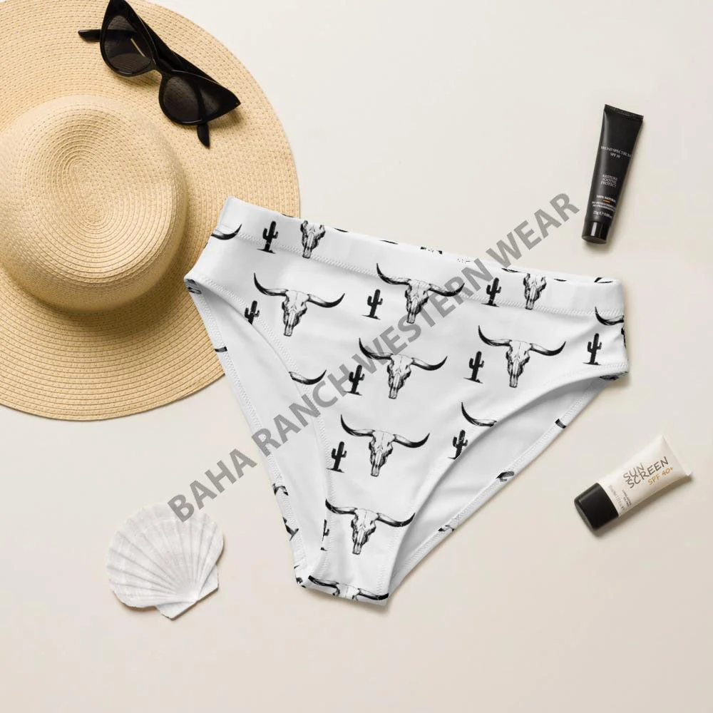 World-Class Yeehaw Bullhead Cactus Bikini Bottom Detailed