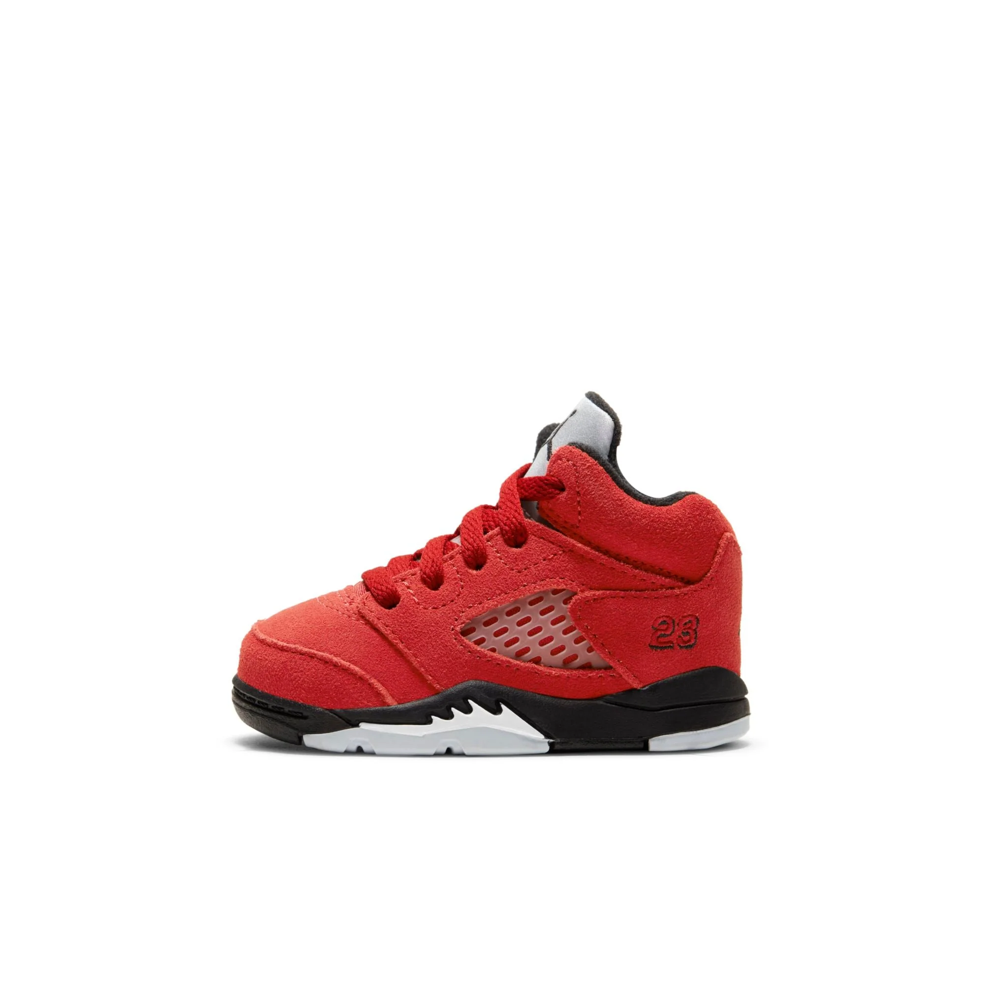 Original Air Jordan Toddlers Retro 5 'Raging Bull Red 2021' Td Sneakers Eco-Friendly