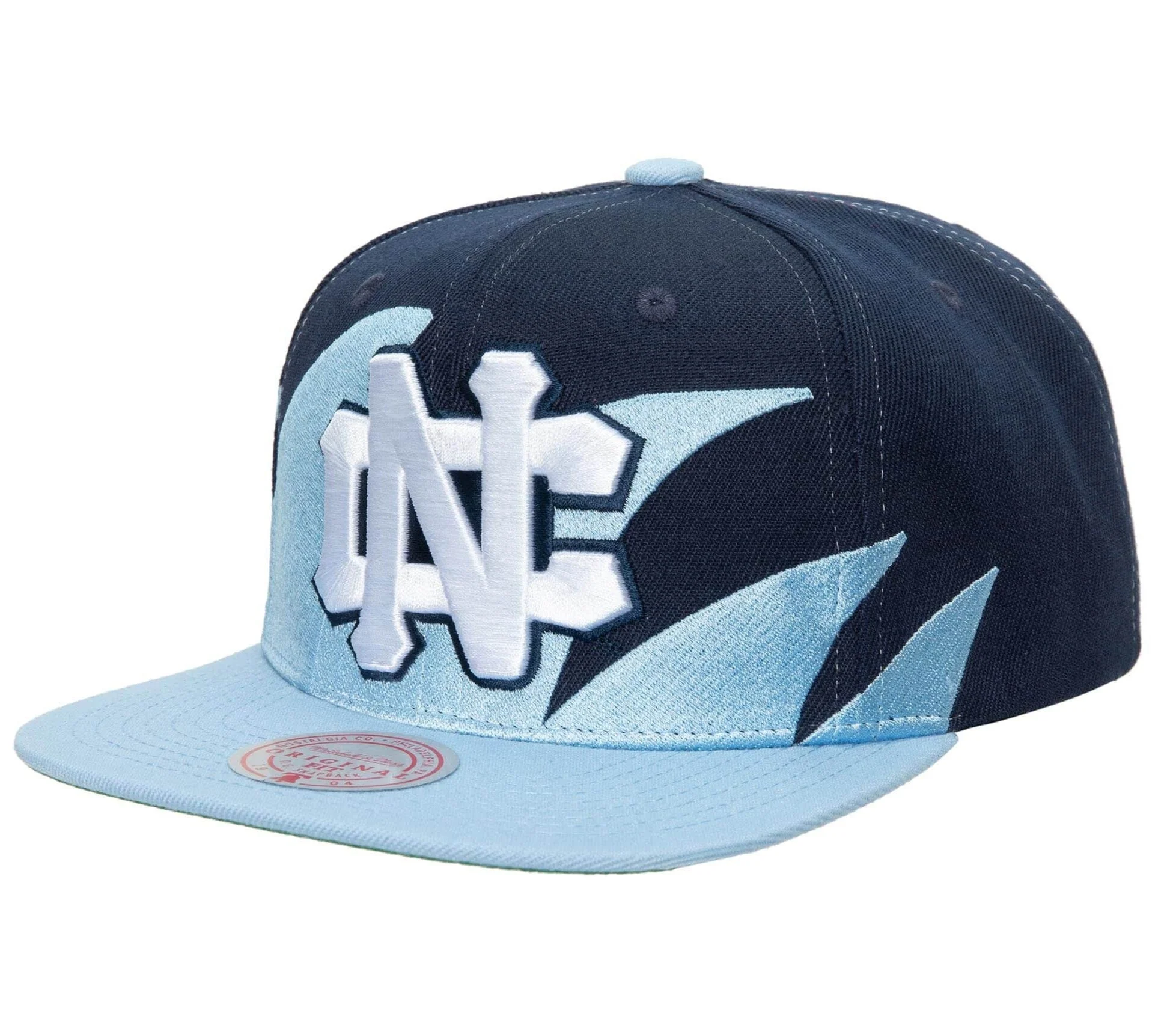Casual Mitchell Ness Men's Ncaa North Carolina Tar Heels Sharktooth Snapback Smooth