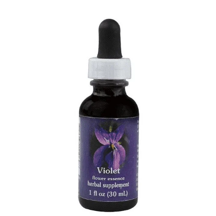 Long-Lasting Violet Herbal Supplement Dropper By Flower Essence - 1 Oz Efficient