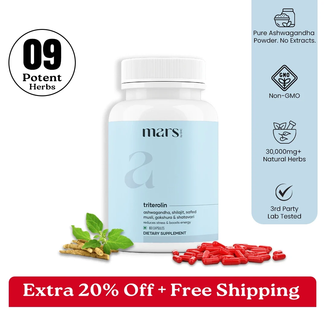 Advanced Mars Triterolin – Powered by Shilajit Ashwagandha Safed Musli Gokshura Unique