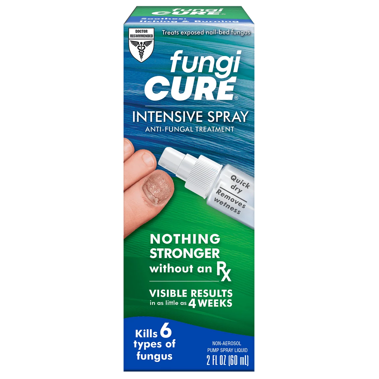 Effective Fungi Cure Intensive Anti Fungal Treatment Easy Pump Spray 2 Oz Luxury