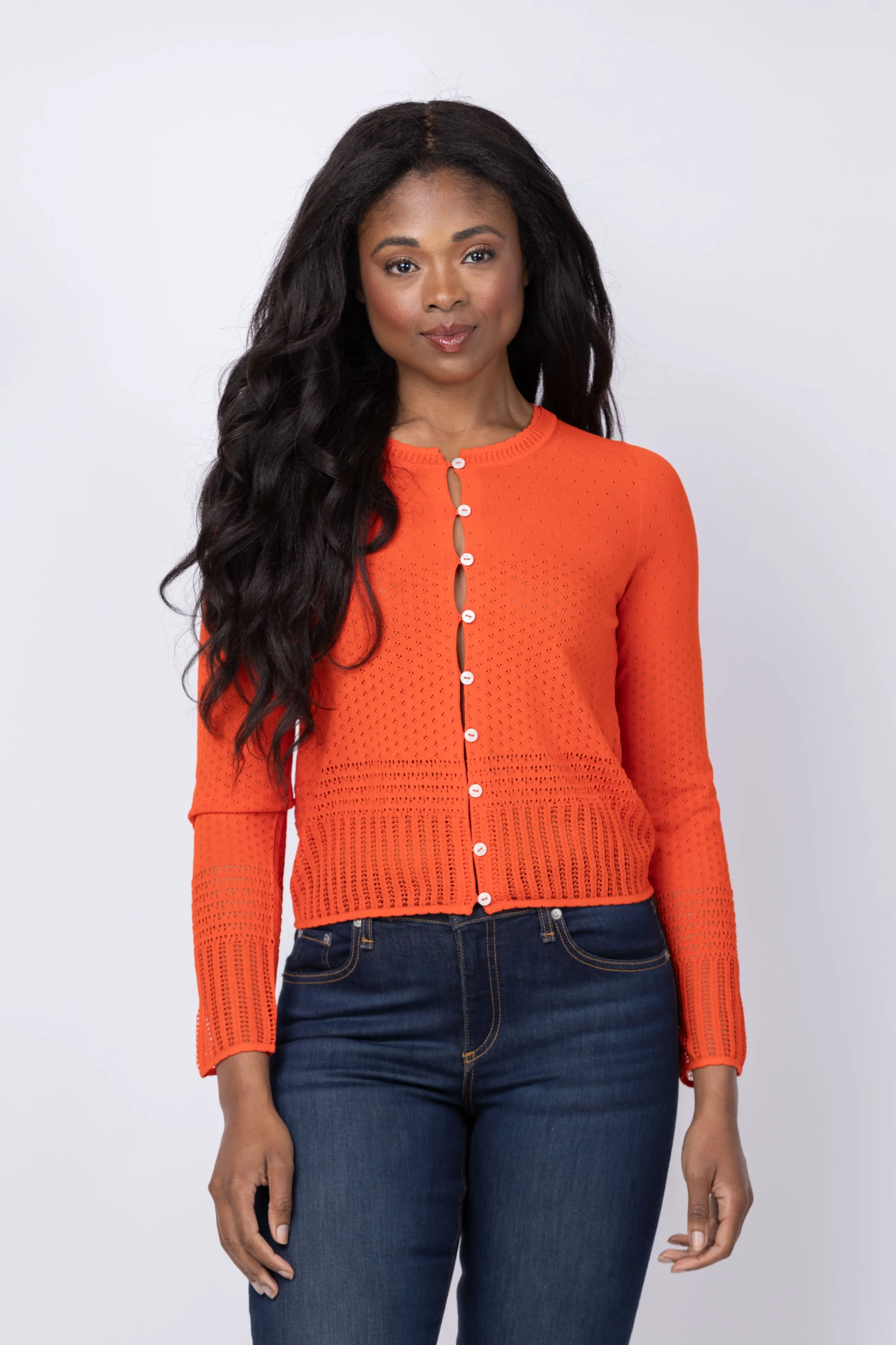 Prestigious Rag Bone Michelle Cardigan in Bright Red Crafted