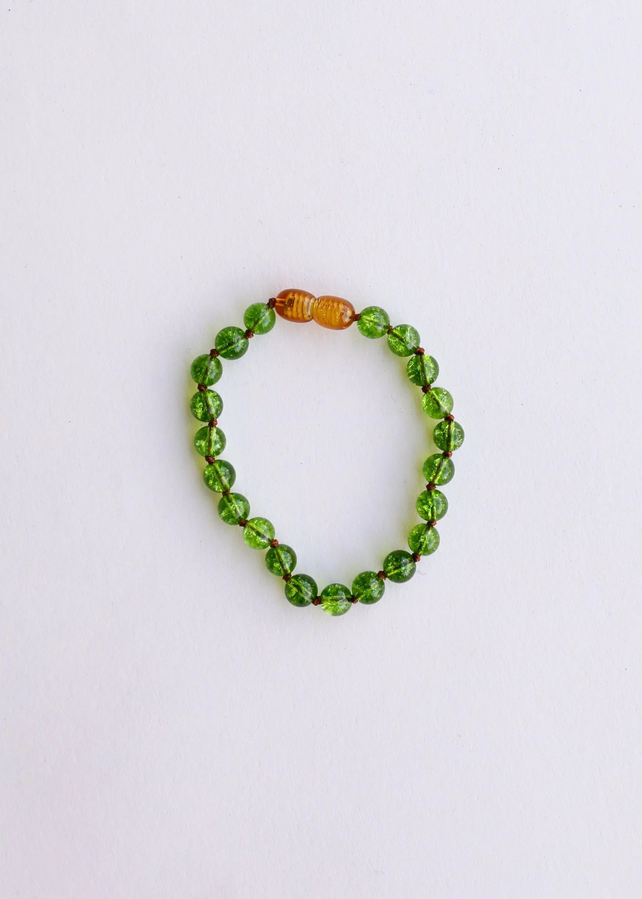 Stylish Pure Gemstone Peridot Anklet or Bracelet Versatile