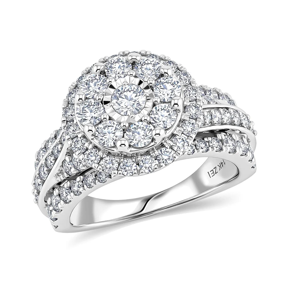 Smooth HomeJewelryRingsCluster Rings 8572629 Fine