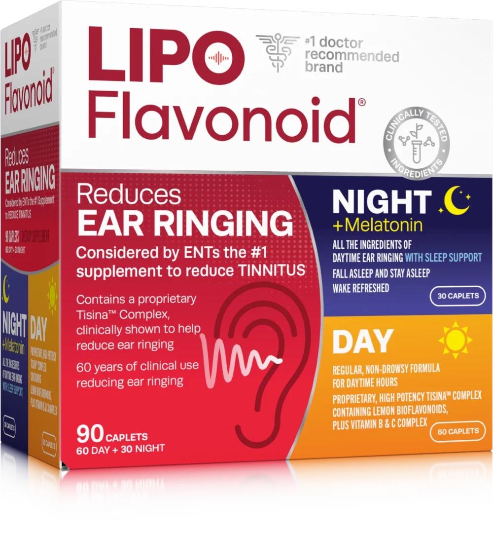 Fashionable Lipo-Flavanoid Plus Day and Night Combo Kit Caplets To Reduce Ear Ringing 90 Ea Quality