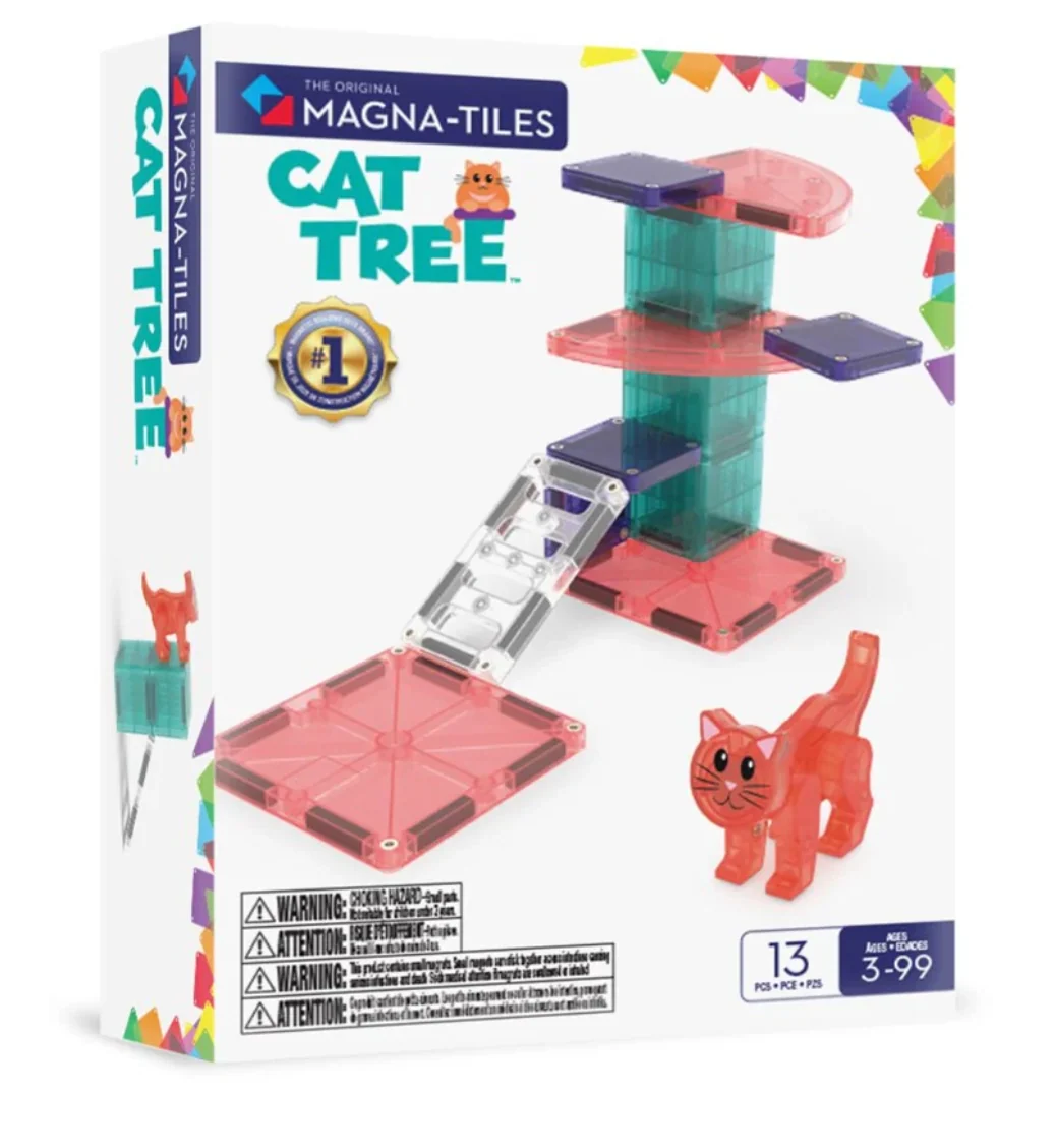 Expertly Made Magnatiles Cat Tree 13pc Professional