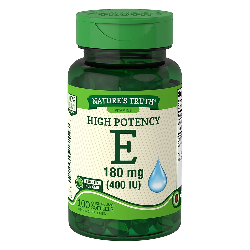 Functional Natures Truth Vitamin E 400 Iu Complex Quick Release Softgels 100 Ea Premium