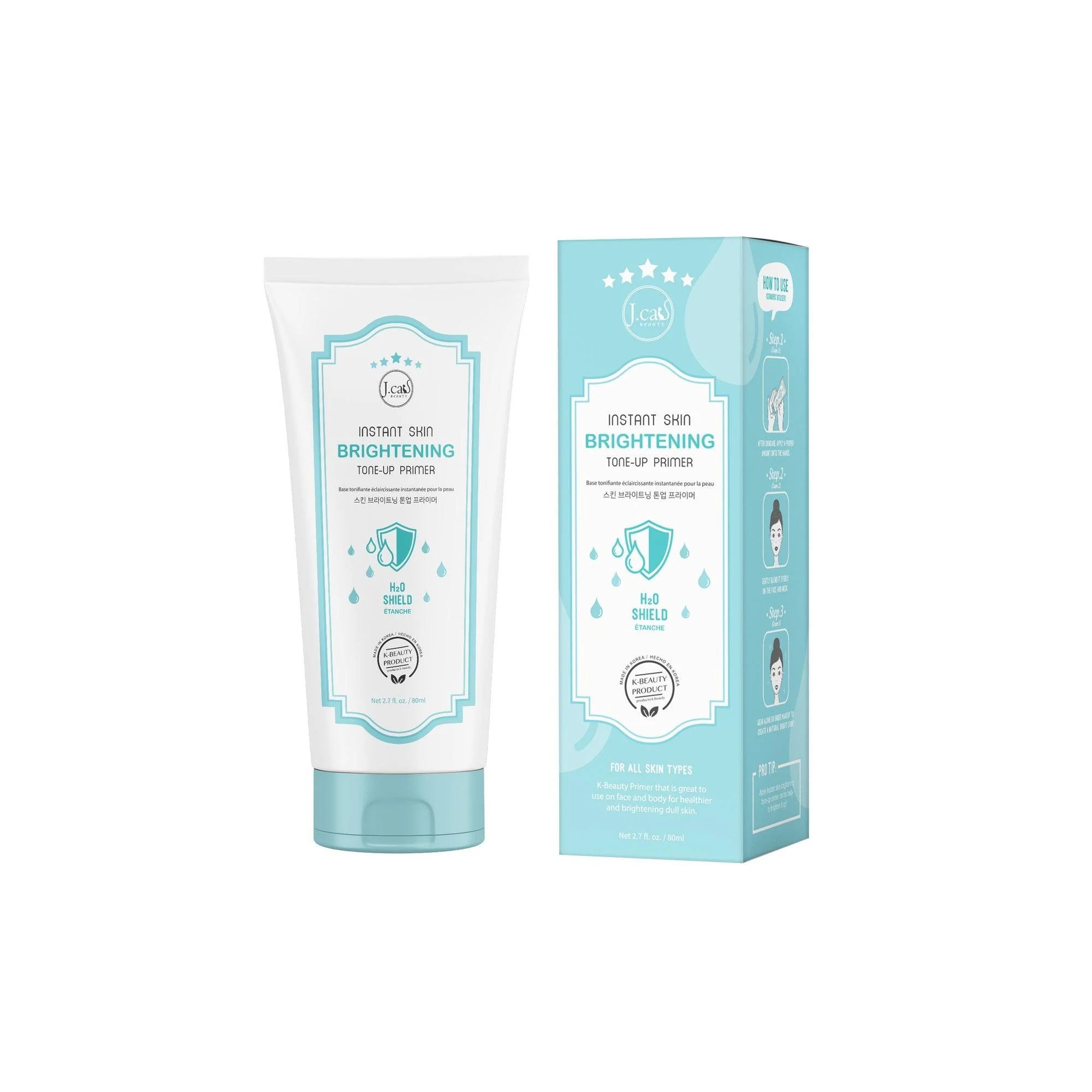 Safe Instant Skin Brightening Tone-Up Primer H2O Shield Traditional