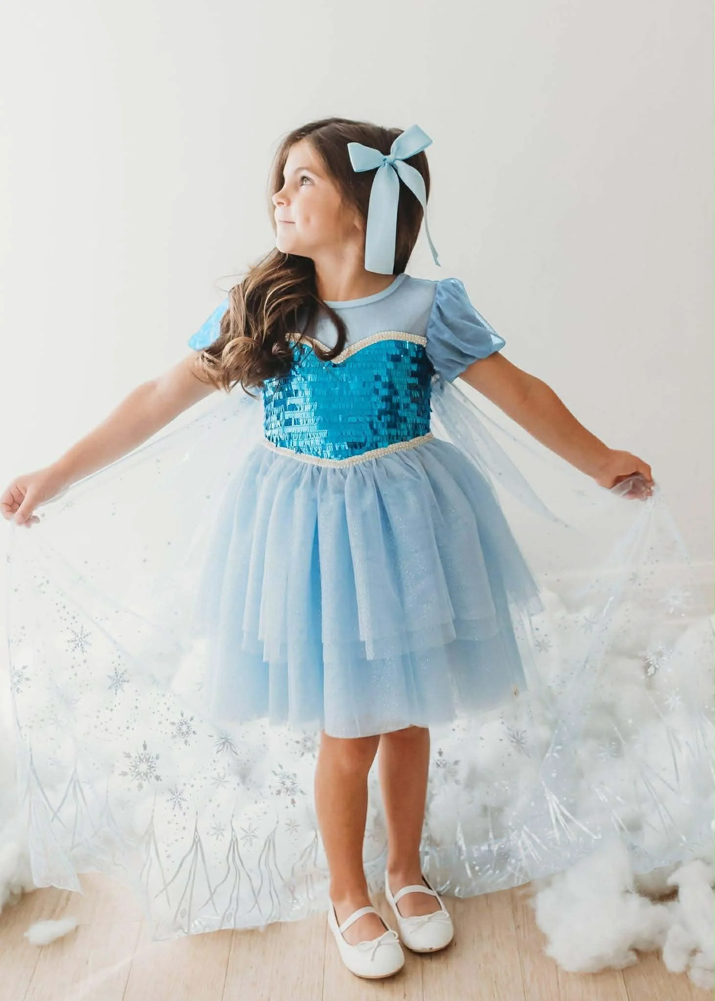 Long-Lasting Ice Princess Athletic Dress Smooth
