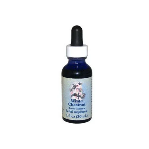 Prestigious White Chenstnut Herbal Supplement Dropper By Flower Essence - 1 Oz Reusable