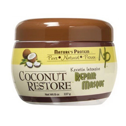 Soft Natures Protein Coconut Restore Keratin Intensive Repair Hair Masque 8 Oz Advanced