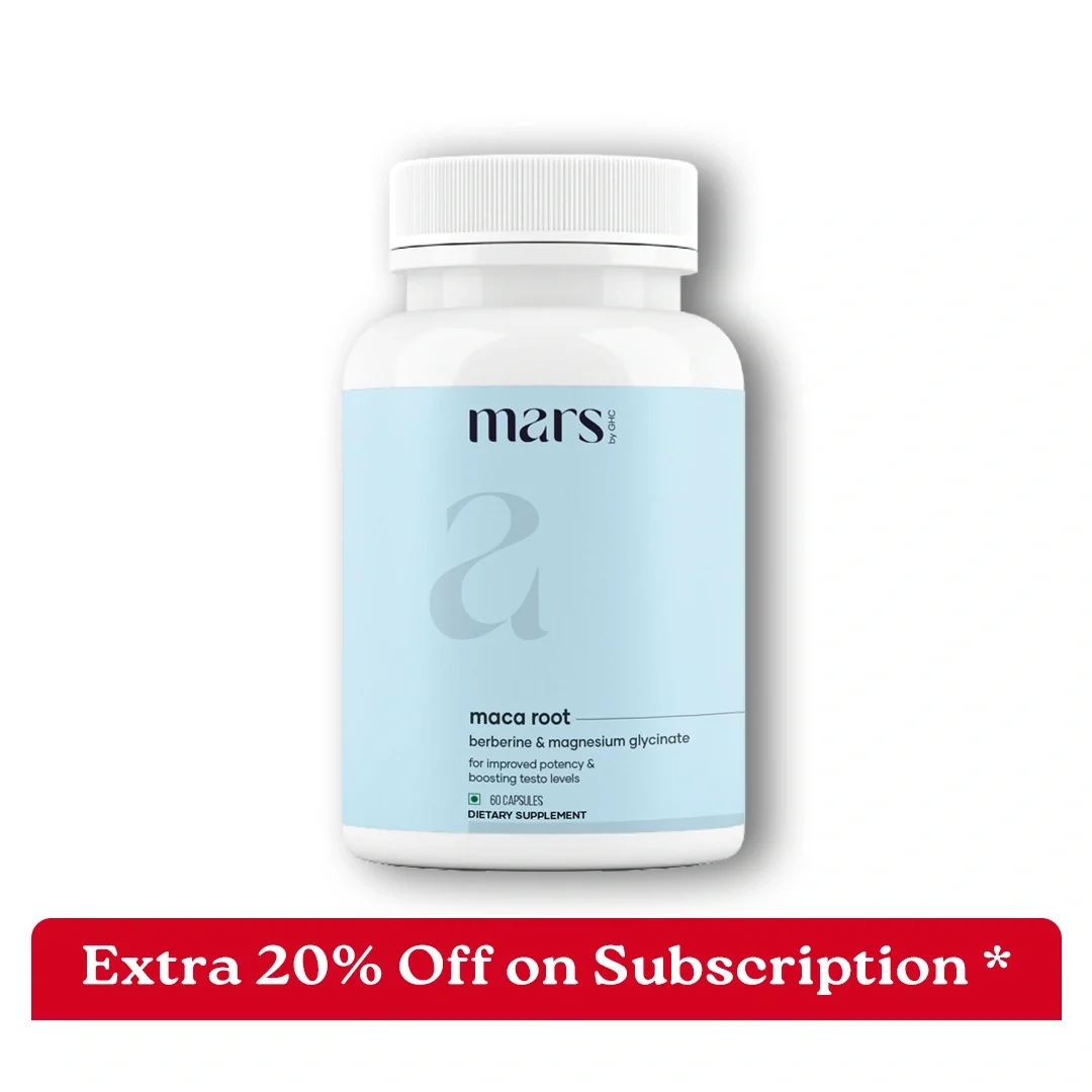 Trendy Mars Maca Root Caps Ginseng Powered With Magnesium Berberine Organic