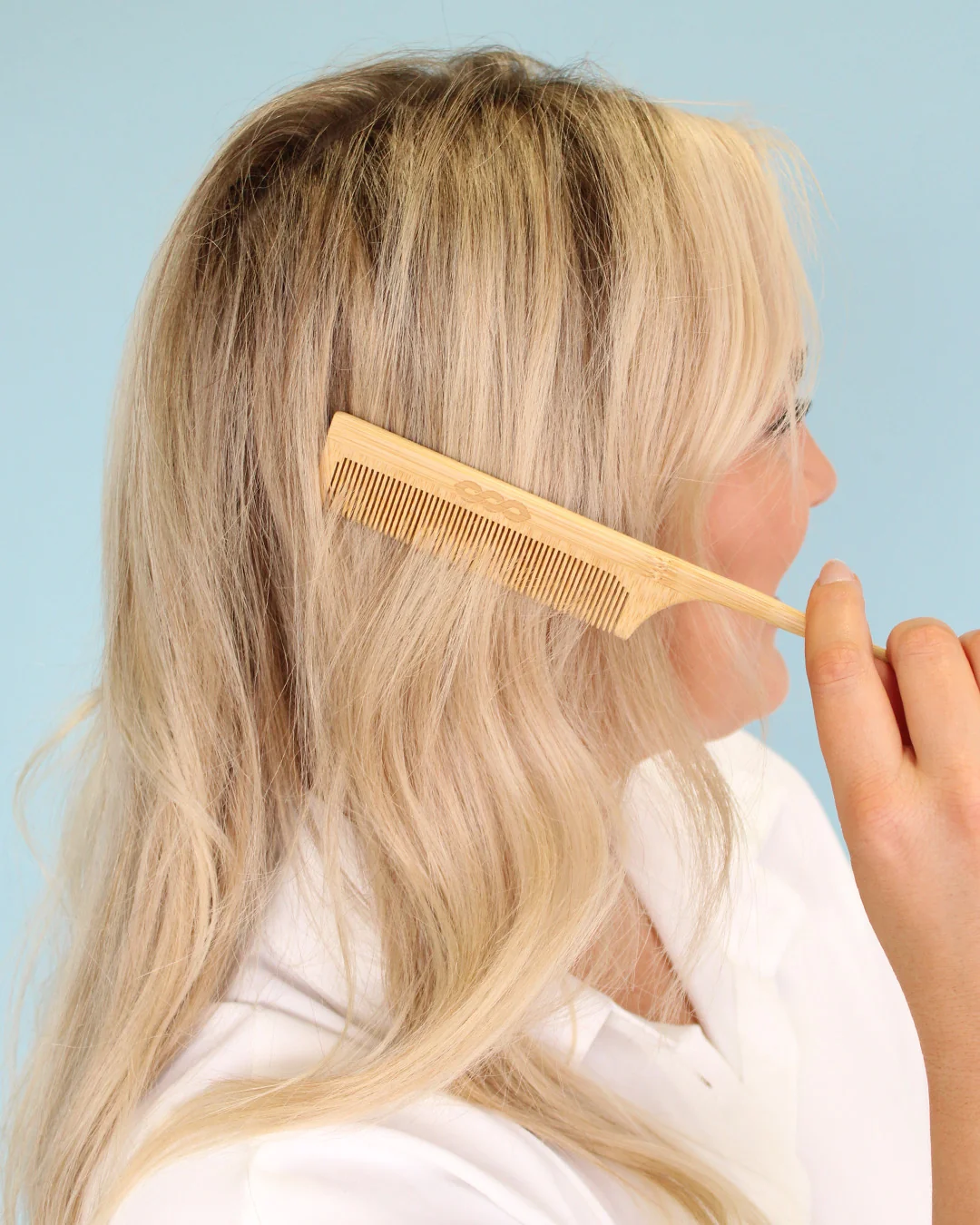 Pure Bamboo Tail Comb Functional
