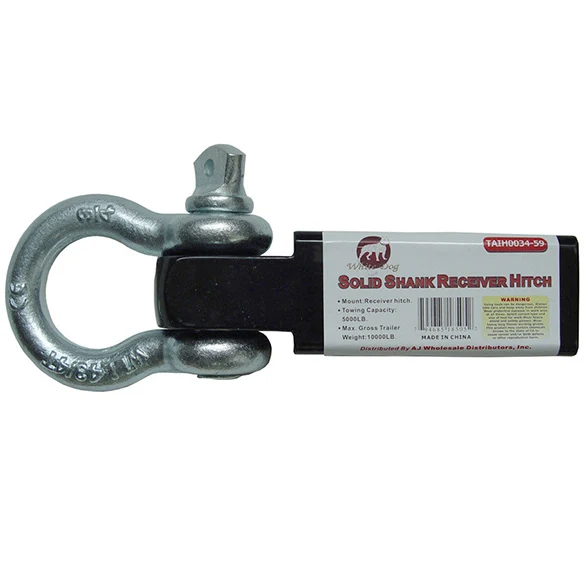 High-End Clevis Bow Shackle Trailer Hitch Receiver Natural