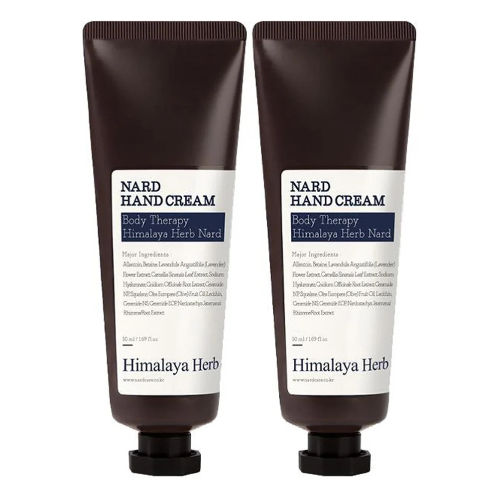 Top-Quality Nard Hand Cream Lavender Musk Deep Moisture to The Skin 1.69Oz 50ml Pack of 2 Lightweight