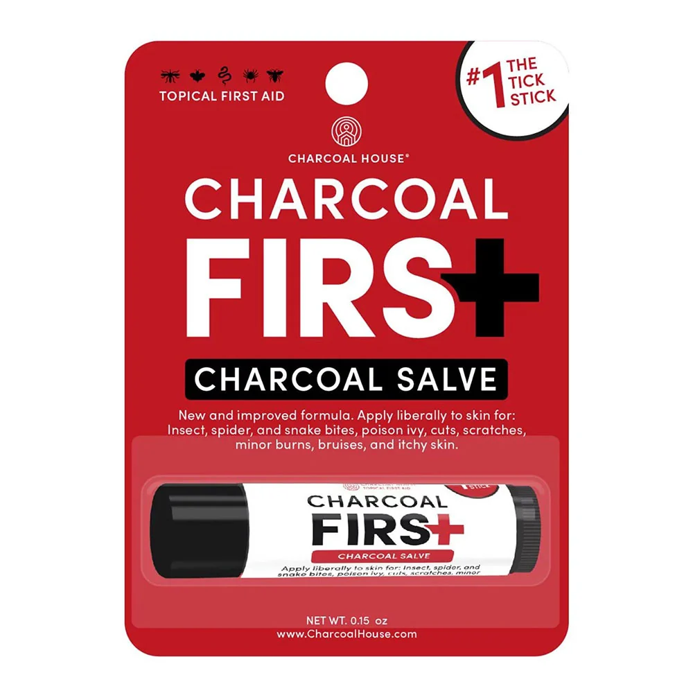 Effective Charcoal House Topical First Aid Salve Stick Charcoal 0.15 Oz Prestigious