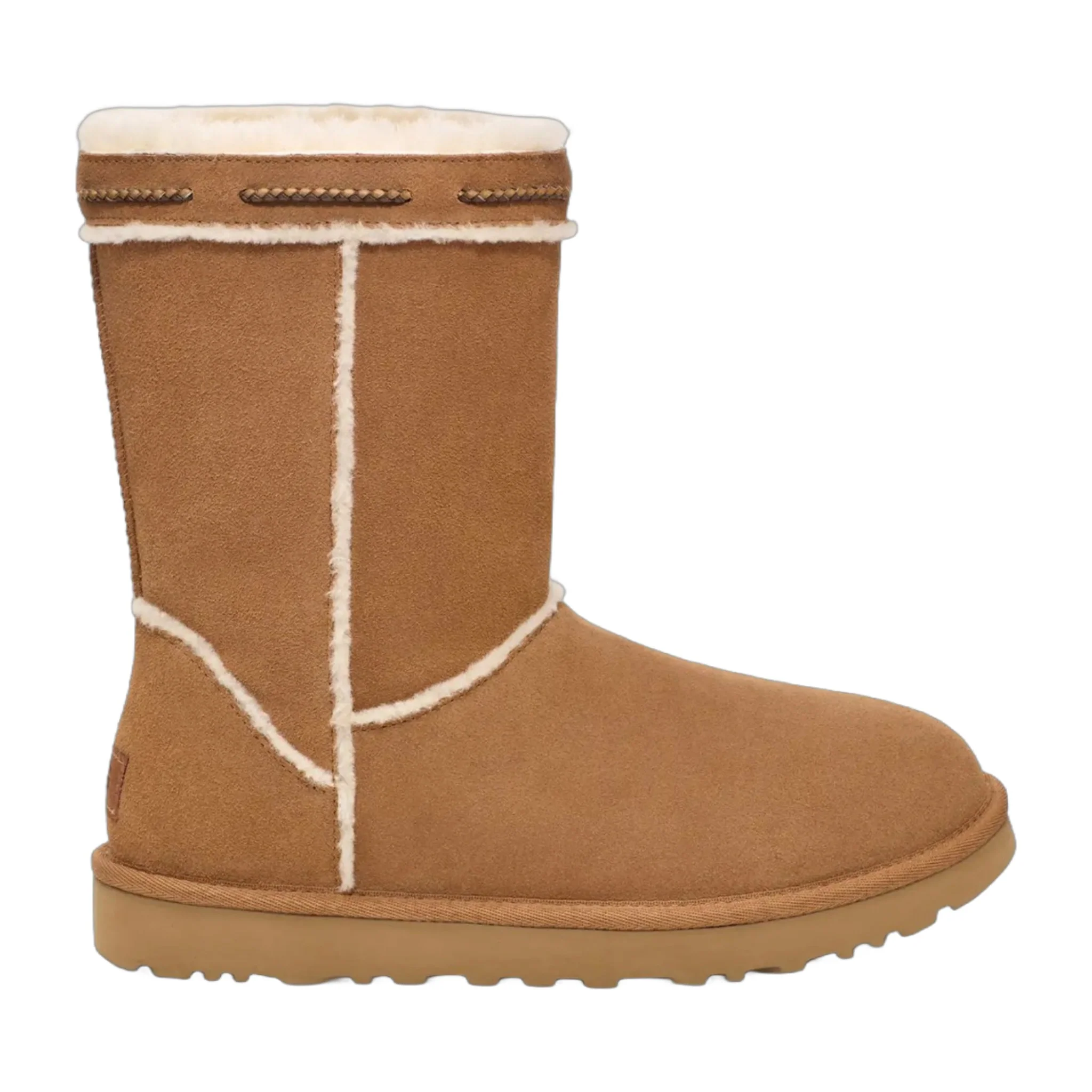 Advanced UGG Women's Classic Short Shearling Braid Boots Luxury