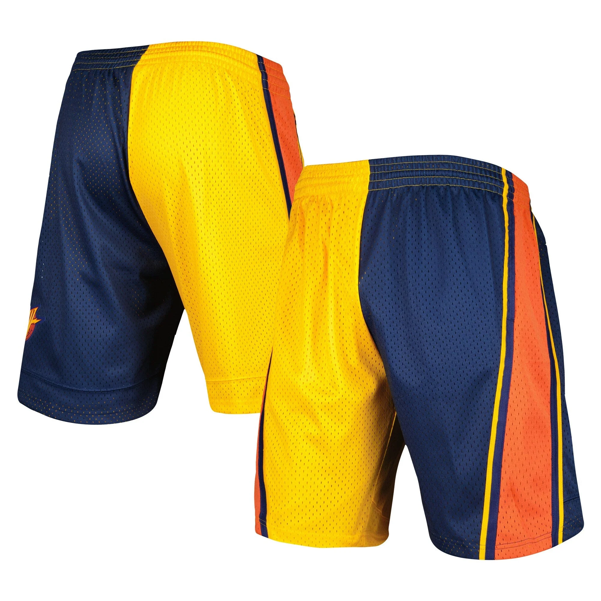 Efficient Mitchell Ness NBA Split Swingman Shorts Golden State Warriors 2009 Genuine