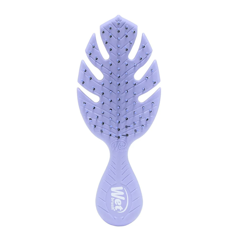 Genuine Wet Brush Go Green Mini Detangler Purple Detangle Hair Brush 1Ea Outstanding
