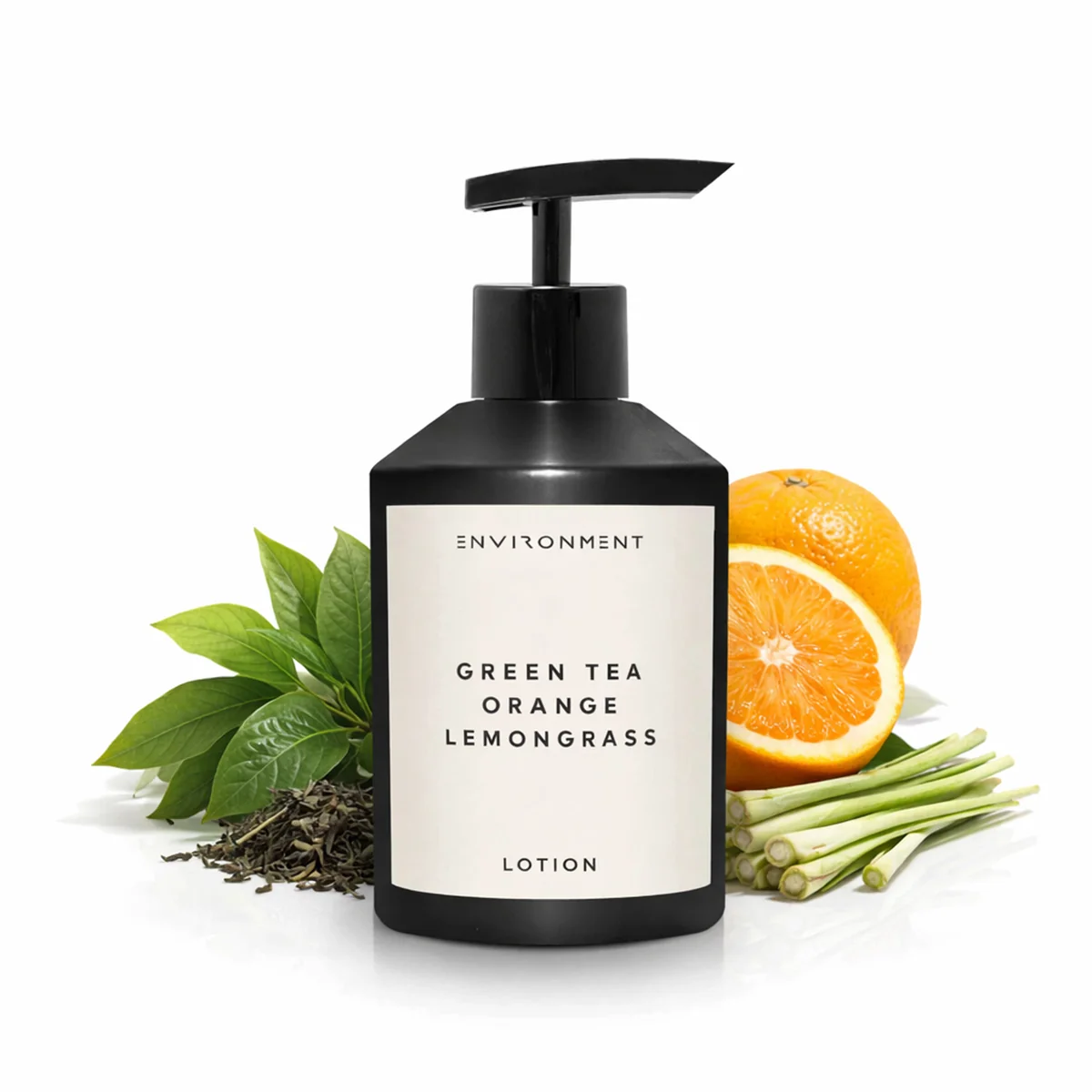 Outstanding ENVIRONMENT 300mL Lotion GreenTea Orange Lemongrass User-Friendly