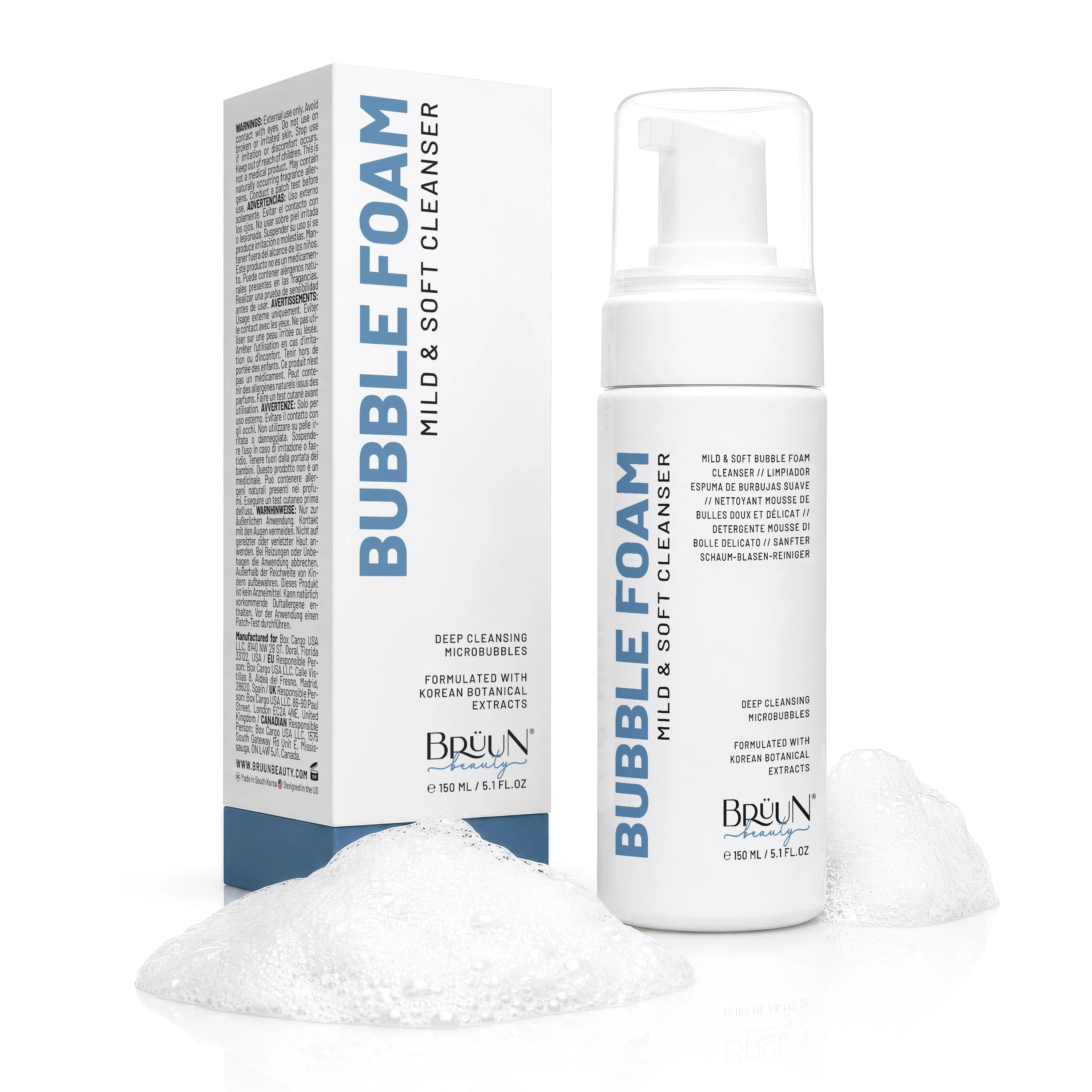 Professional BRÜUN Bubble Foam Cleanser 150ml – Korean Face Wash Foam Gentle Facial Cleanser for PMU Aftercare BRÜUN Salmon DNA PDRN Complex SerumPDRN COMPLEX SALMON DNA FORMULADESIGNED FOR MICRONEEDLING SKINCAREMULTIPLE USES FROM A 35 ML AMPOULEMADE IN SOUTH KOREAWHY CHOOSE BRÜUN SALMON DNA PDRN COMPLEX SERUM WHAT'S INCLUDEDHOW TO STOREADVANCED KOREAN PDRN SKINCARE Expertly Made