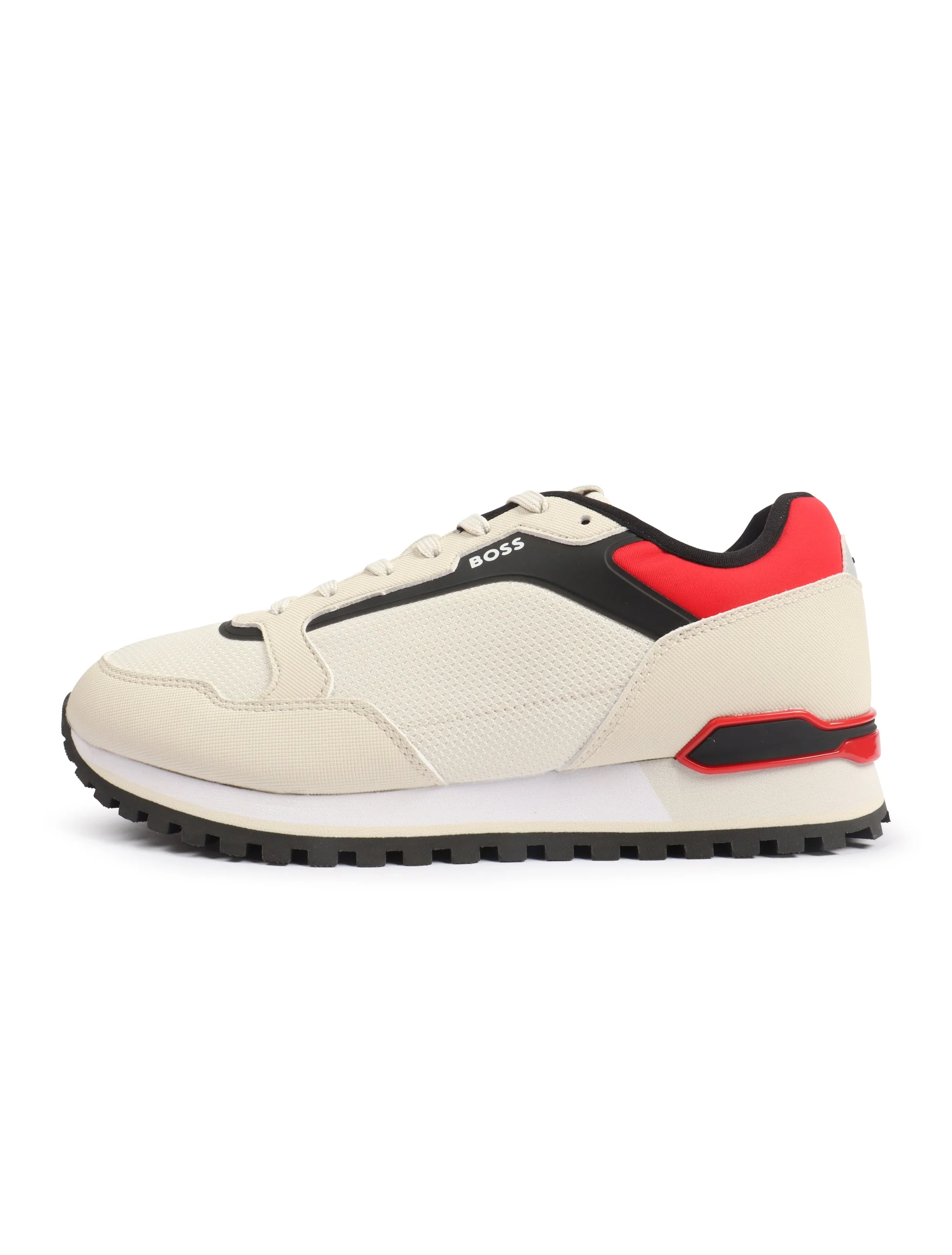User-Friendly Hugo Boss Mens Parkour Runn Shoes - Light Beige Clean