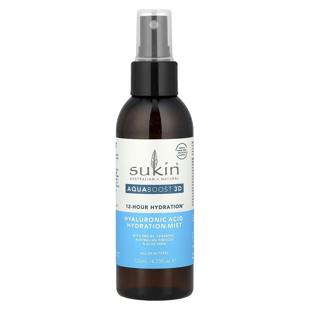 Secure Sukin AquaBoost 3D Hyaluronic Acid Hydration Face Mist 4.23Oz 125ml Selected
