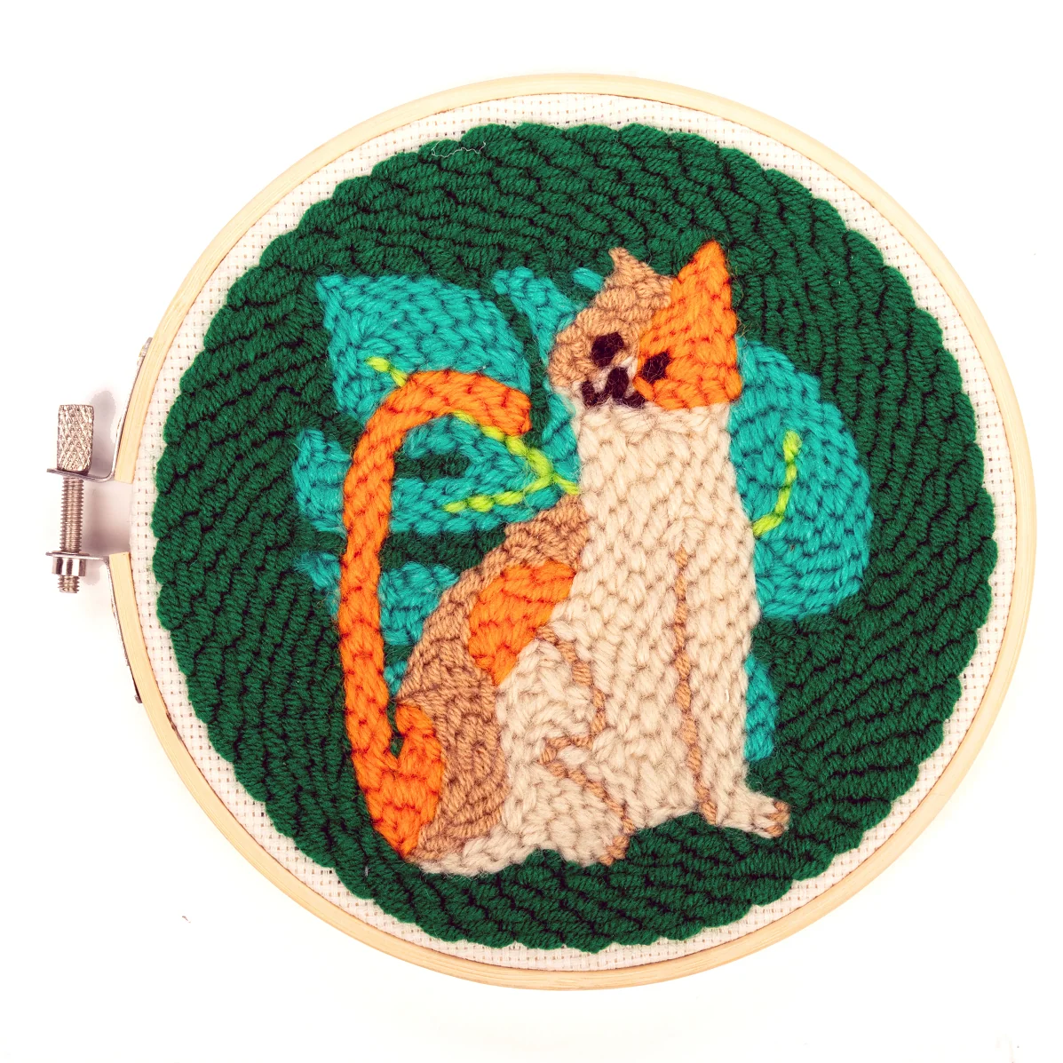 Genuine Cat Punch Needle Kit Enhanced