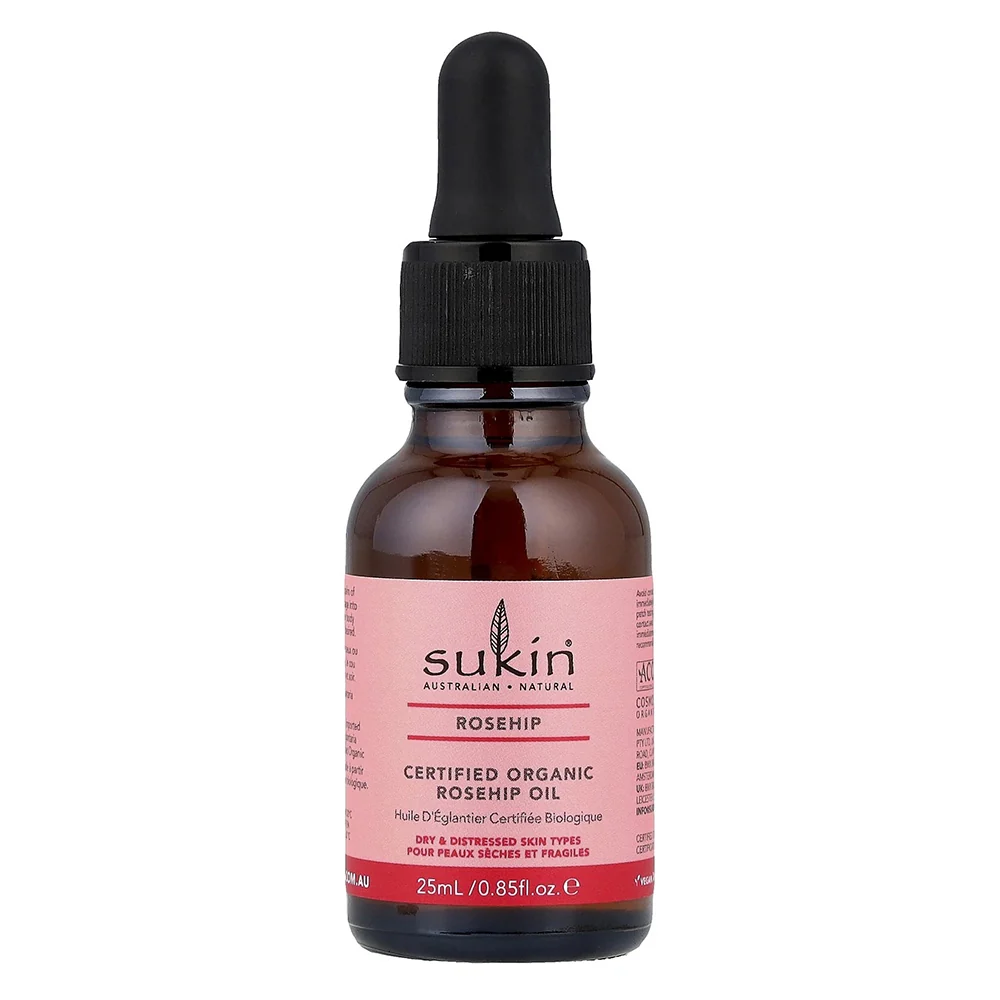 High-Quality Sukin Australian Natural Organic Rosehip Oil 0.85Oz 25ml High-Grade