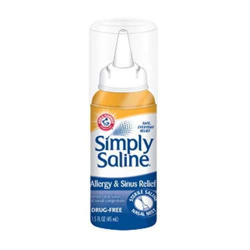 Specialty Simply Saline Sterile Nasal Mist For Allergy And Sinus Relief - 1.5 Oz Superior