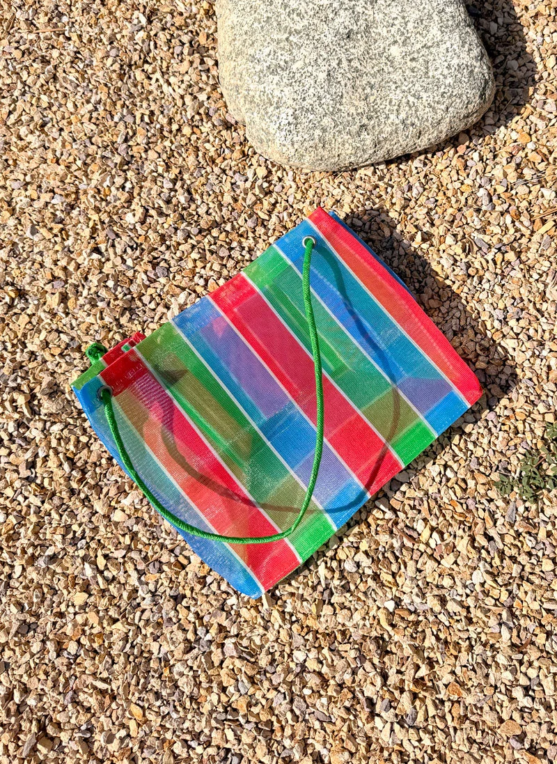 Carefully Designed market bag - classic print in square Minimalist