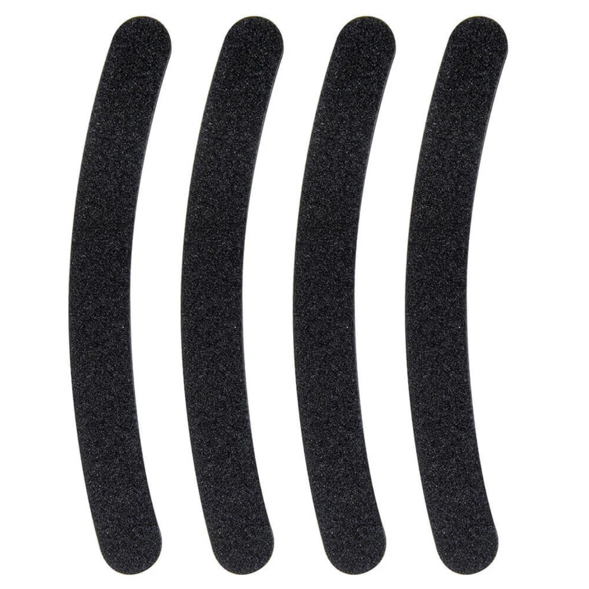 Trusted 4pcs Curved Nail File Black Relaxed