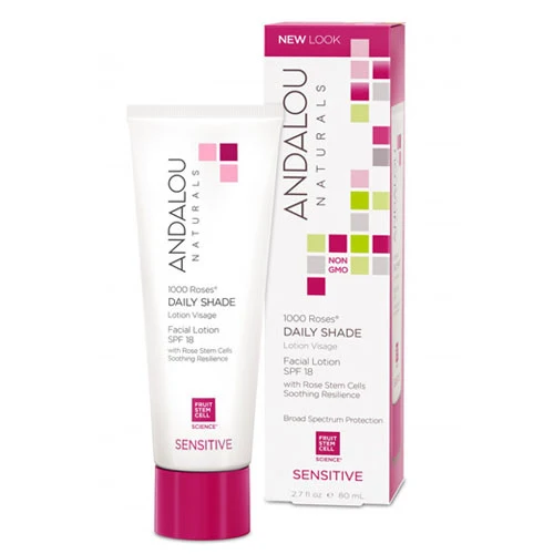 Proven Andalou Naturals 1000 Roses Daily Shade Facial Lotion SPF 18 2.7 Oz Fine