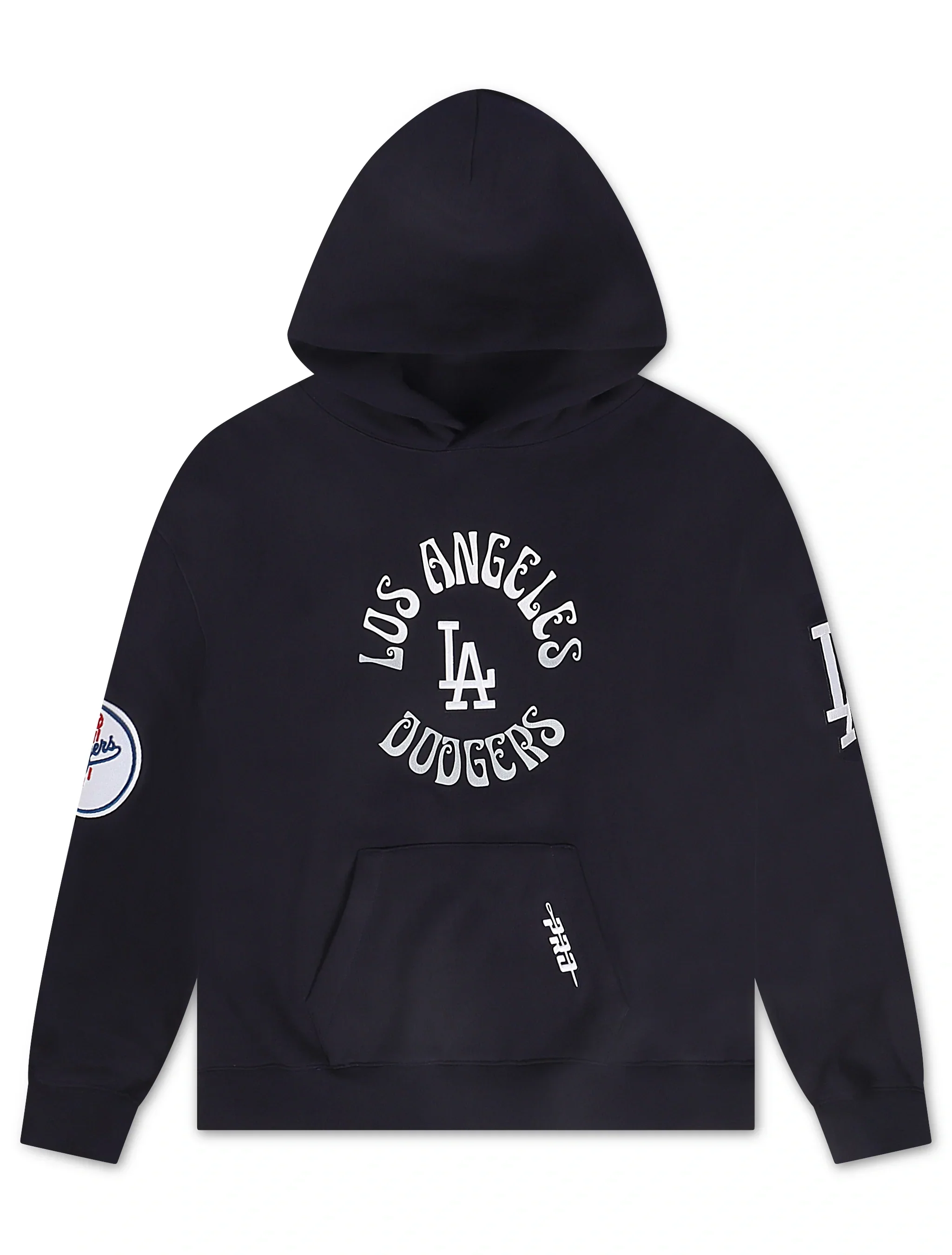 First-Class Pro Standard Los Angeles Dodgers Retro Stack Hoodie - Navy Exclusive