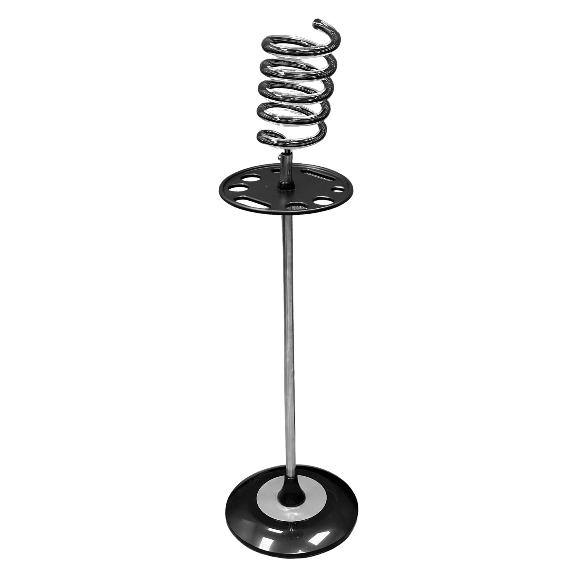 Reusable Hair Dryer Stand with Tray Acrylic Top Holder D0013-S High Quality Barber and Stylist Hair Salon Accessories Lightweight