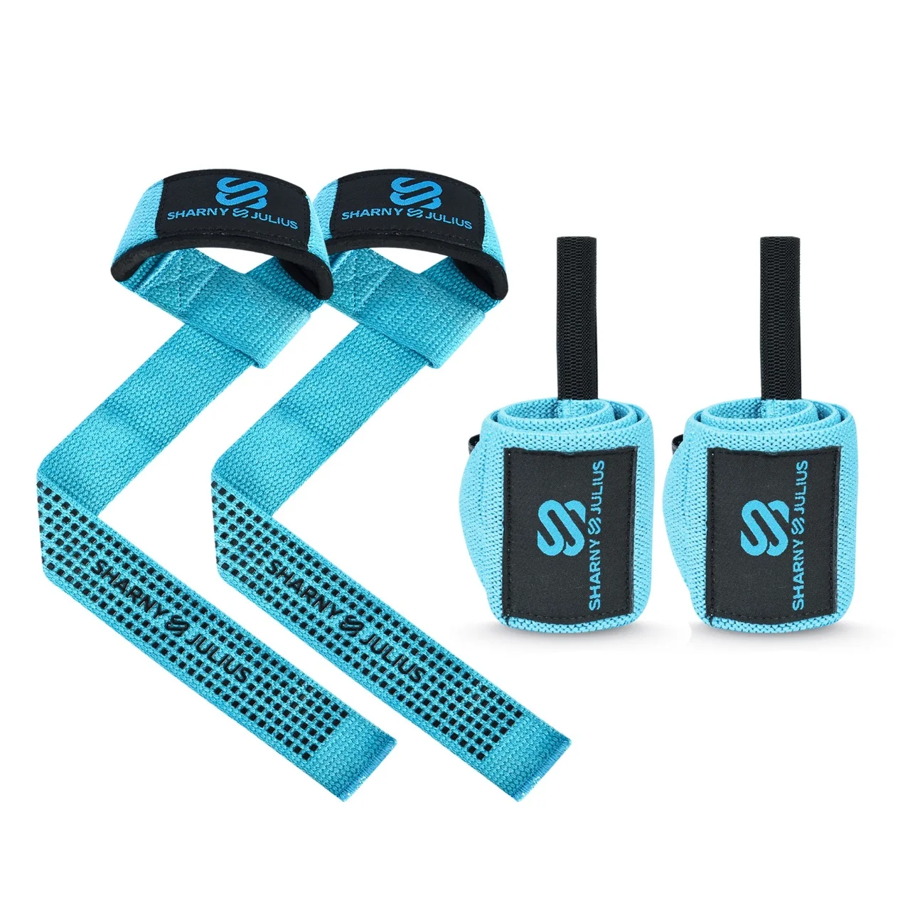 Durable SJ Premium Wrist Wrap and Lifting Strap Set Eco-Friendly
