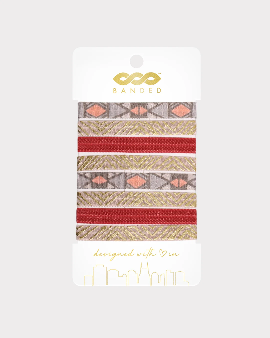 Enhanced Sunlit Skinny Hair Ties - 8 Pack Advanced
