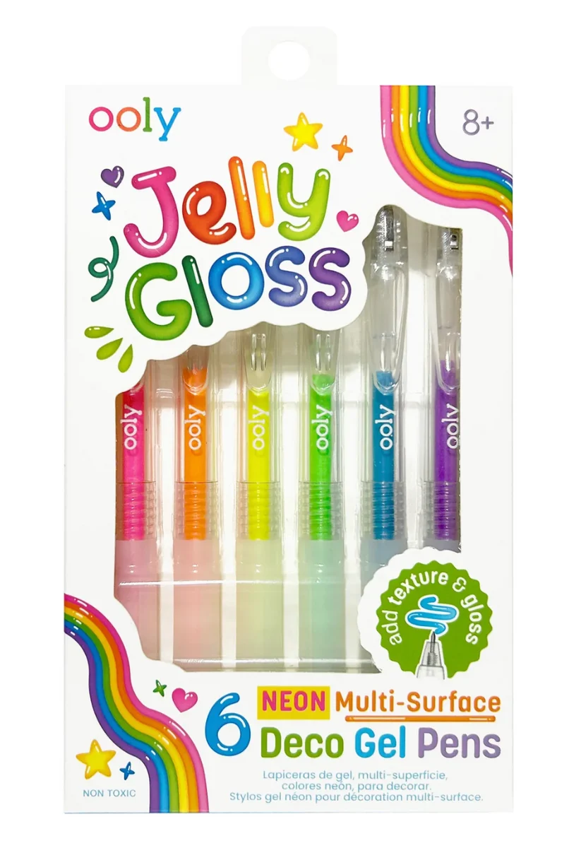 World-Class Jelly Gloss Multi-Surface Gel Pens Functional