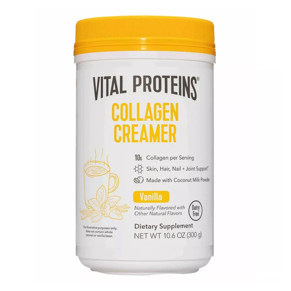 Convenient Vital Proteins Collagen Creamer Powder Support Hair Skin and Nails 10.6 Oz Crafted